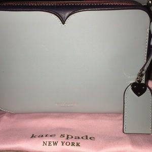 Red & blue Kate Spade mini purse